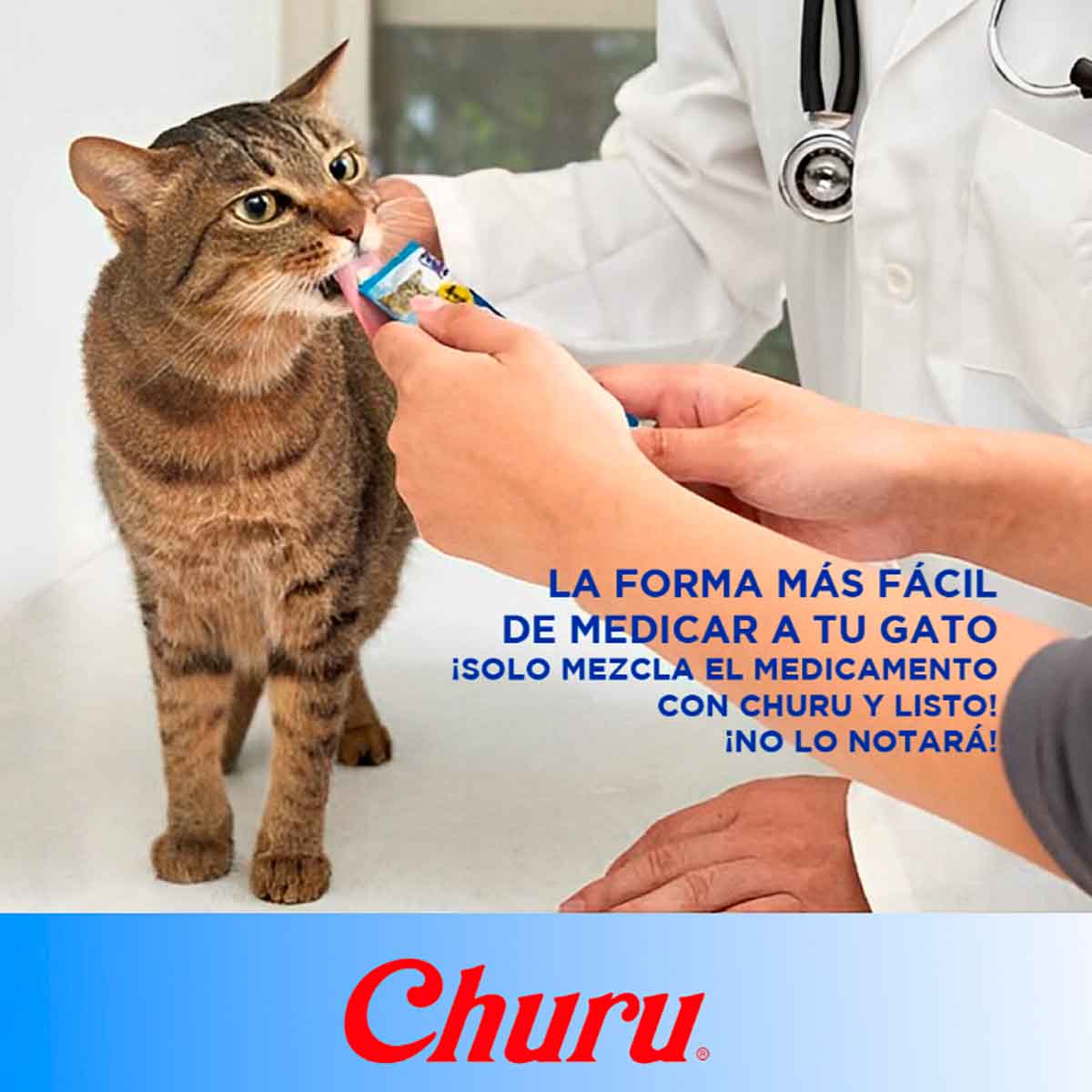 PAQUETE 20 PZ DE PREMIOS CHURUS PARA GATO ATÚN CON VIEIRAS + REGALO - FridaPets - Gato - Alimento - Húmedo - INABA