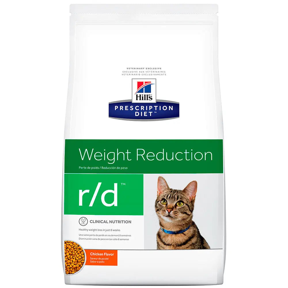 Hill's Prescripción Diet r-d Reducción del peso Alimento para Gato Adulto Seco 3,9 kg FridaPets