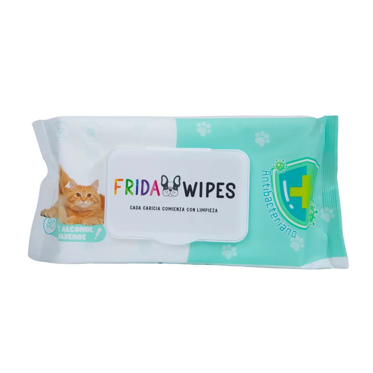 2 Pack 160 Toallitas Humedas + Rollos de Carnaza Frida Naturals - FridaPets - Perro - Snacks - Frida Wipes