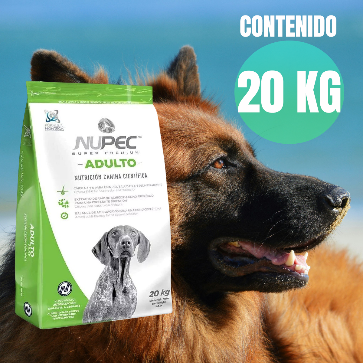 Croquetas Nupec adulto para perro
