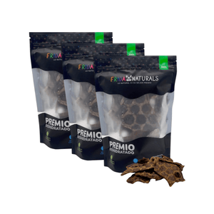 3 BOLSAS DE PULMON DE RES DESHIDRATADO PREMIOS PARA PERROS - FridaPets - General - Frida Naturals