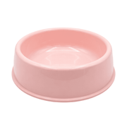 Plato circular color rosa pastel