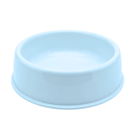 Plato circular color azul pastel
