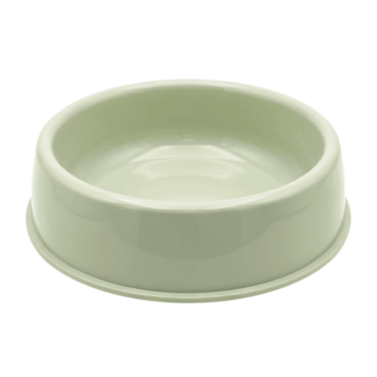 Plato circular color verde pastel
