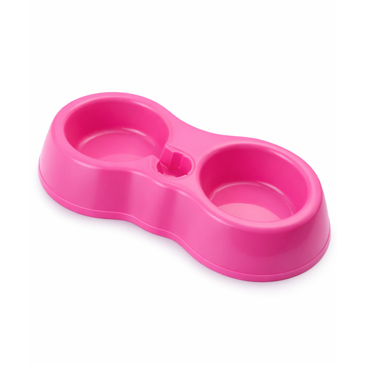Plato doble rosa fucsia con dos cavidades