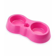 Plato doble rosa fucsia con dos cavidades