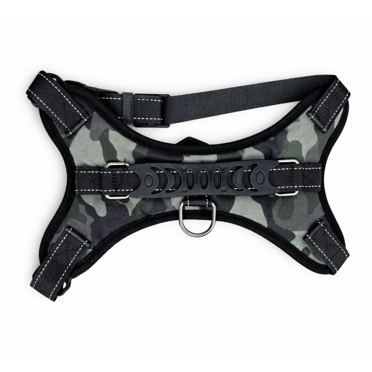 Pechera para perro con estampado de camuflaje militar