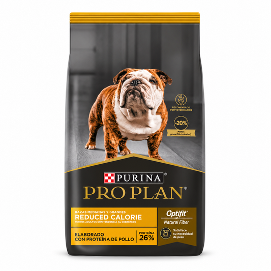 Bolsa de Purina Pro Plan Reduced Calorie OptiFit para perros adultos de razas medianas y grandes