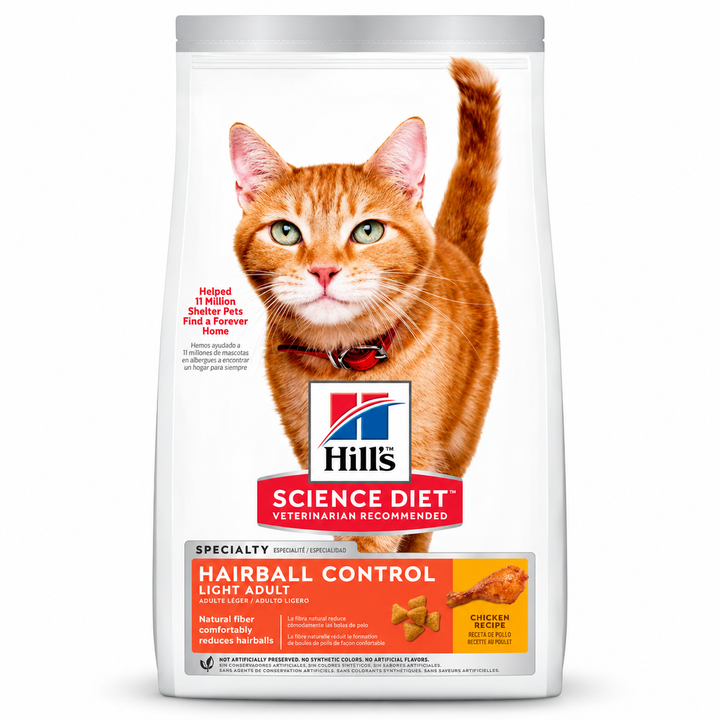 Hill's Science Diet Adult Hairball Control Light