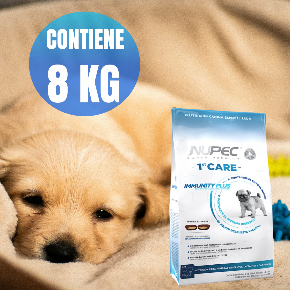 Croquetas Nupec First Care 8kg con regalo