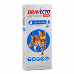 Caja de Bravecto Plus para gatos de más de 2.8 a 6.25 kg.