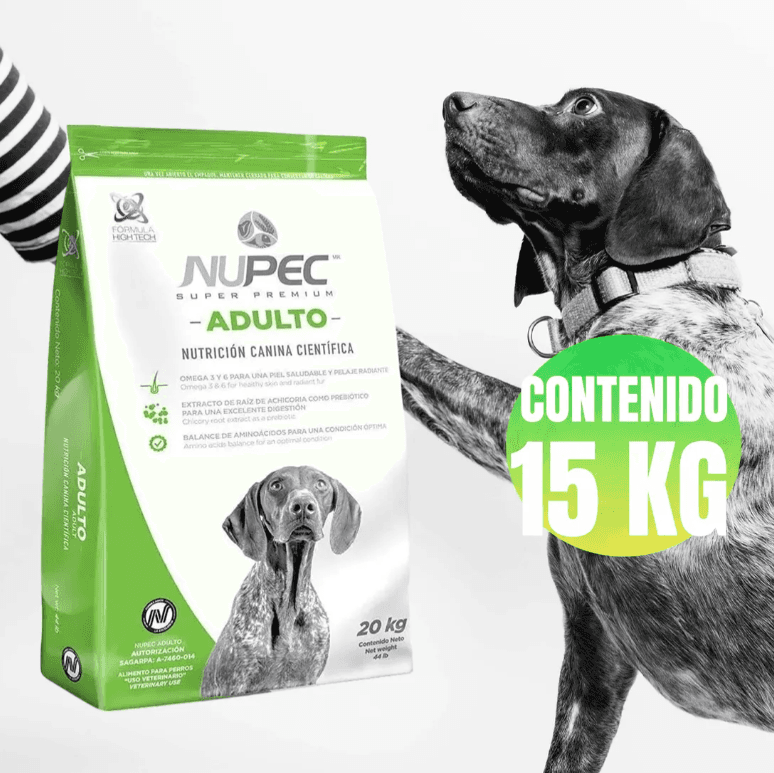 Nupec adulto 15 kg más productos línea Frida pets