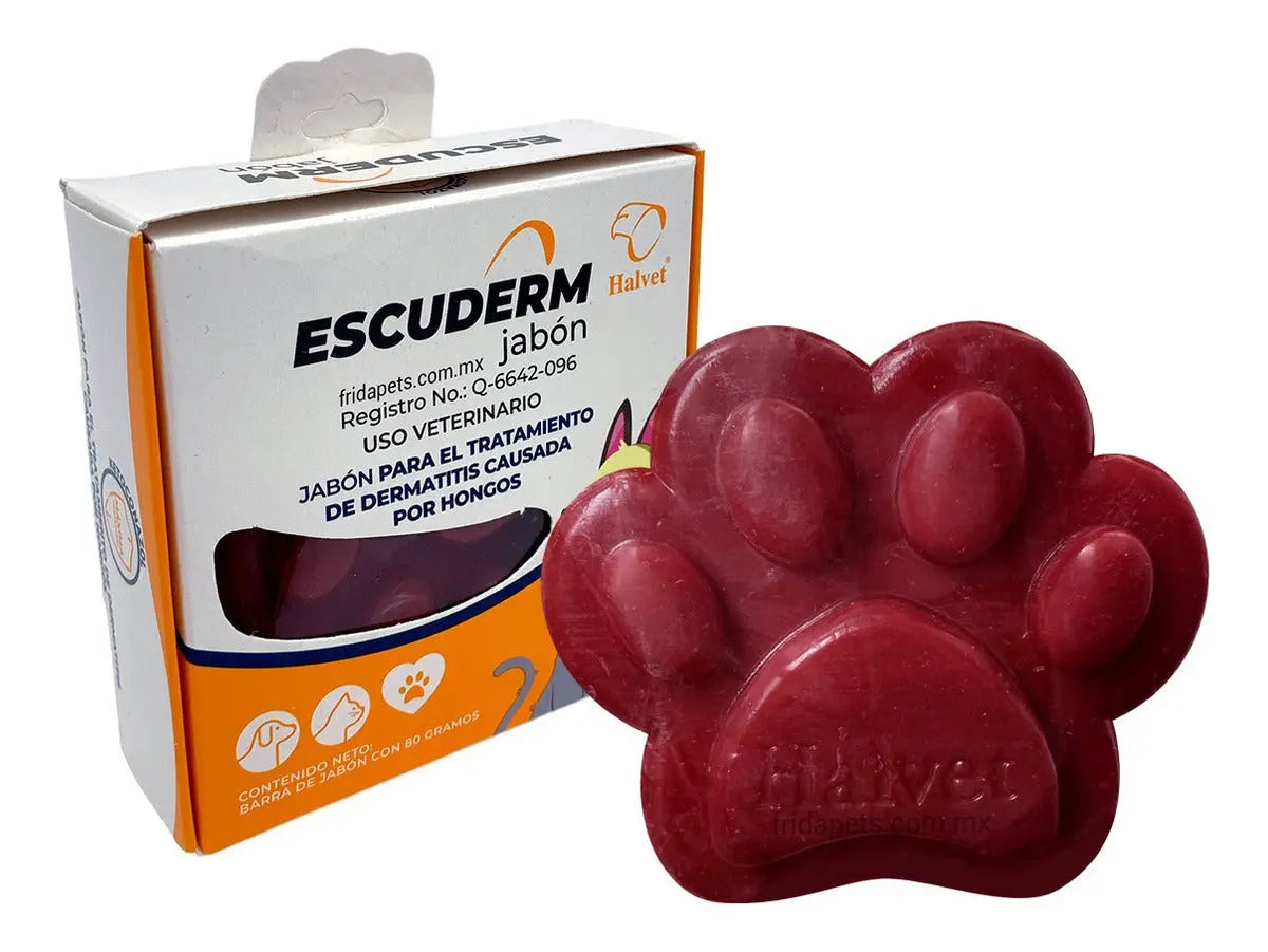 Jabón Para Perro Y Gato Escuderm Tratamiento Dermatitis Halvet