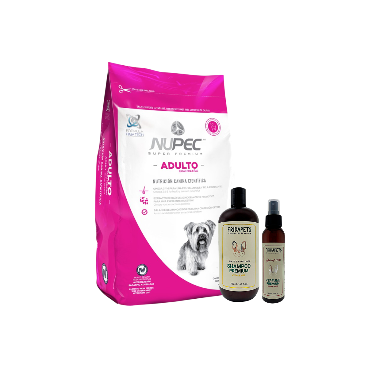 Nupec adulto razas pequeñas