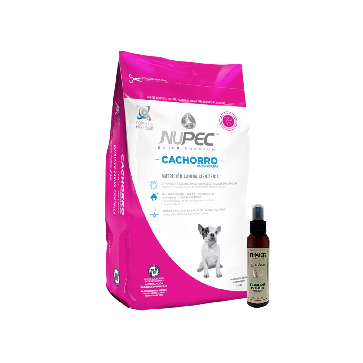 Nupec cachorro razas pequeñas