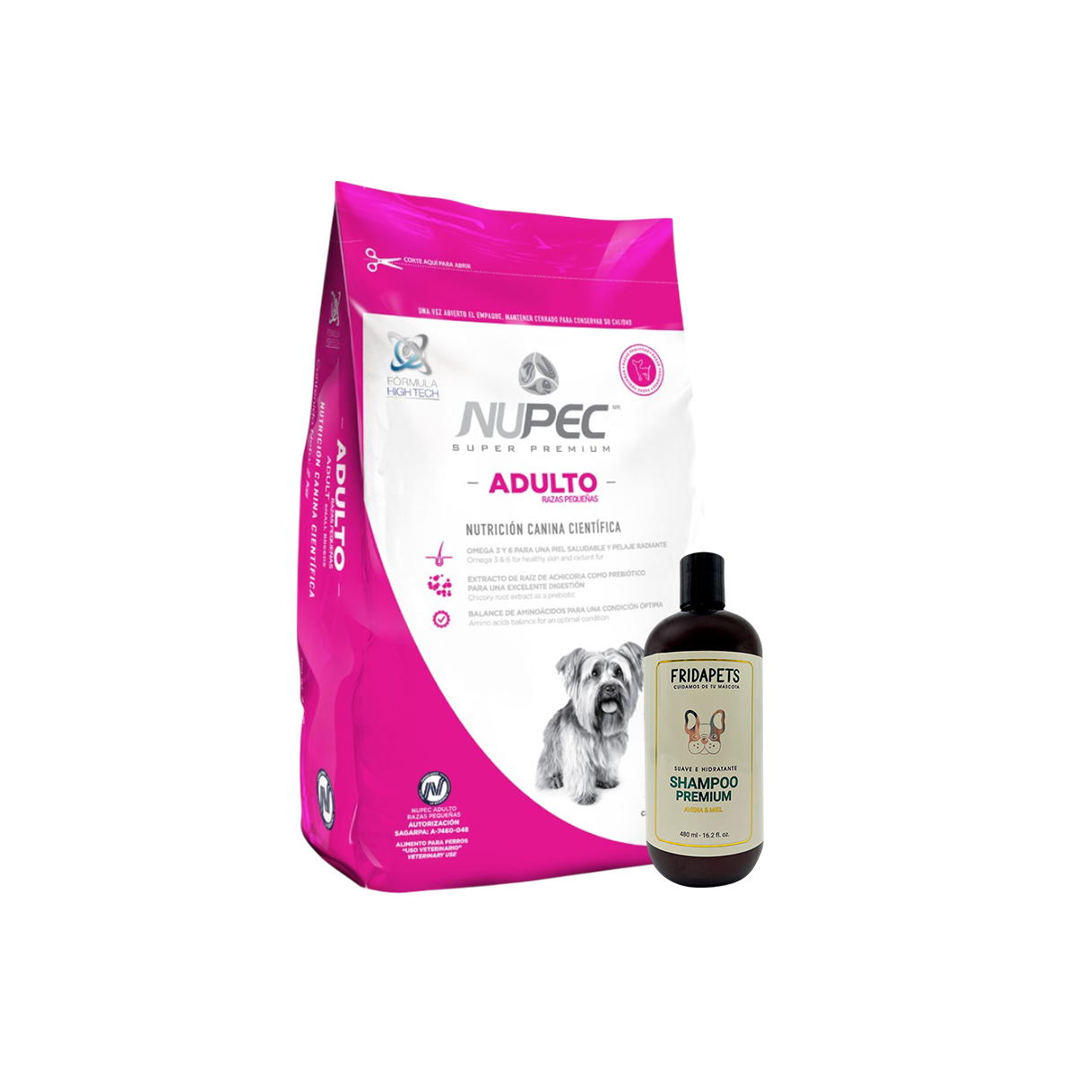 Nupec adulto razas pequeñas