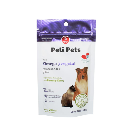 Nartex Peli Pets en polvo 90 g de Nartex, empaque de la presentación ofrecida