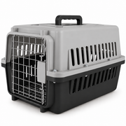 Transportadora grande Frida Pets gris con negro