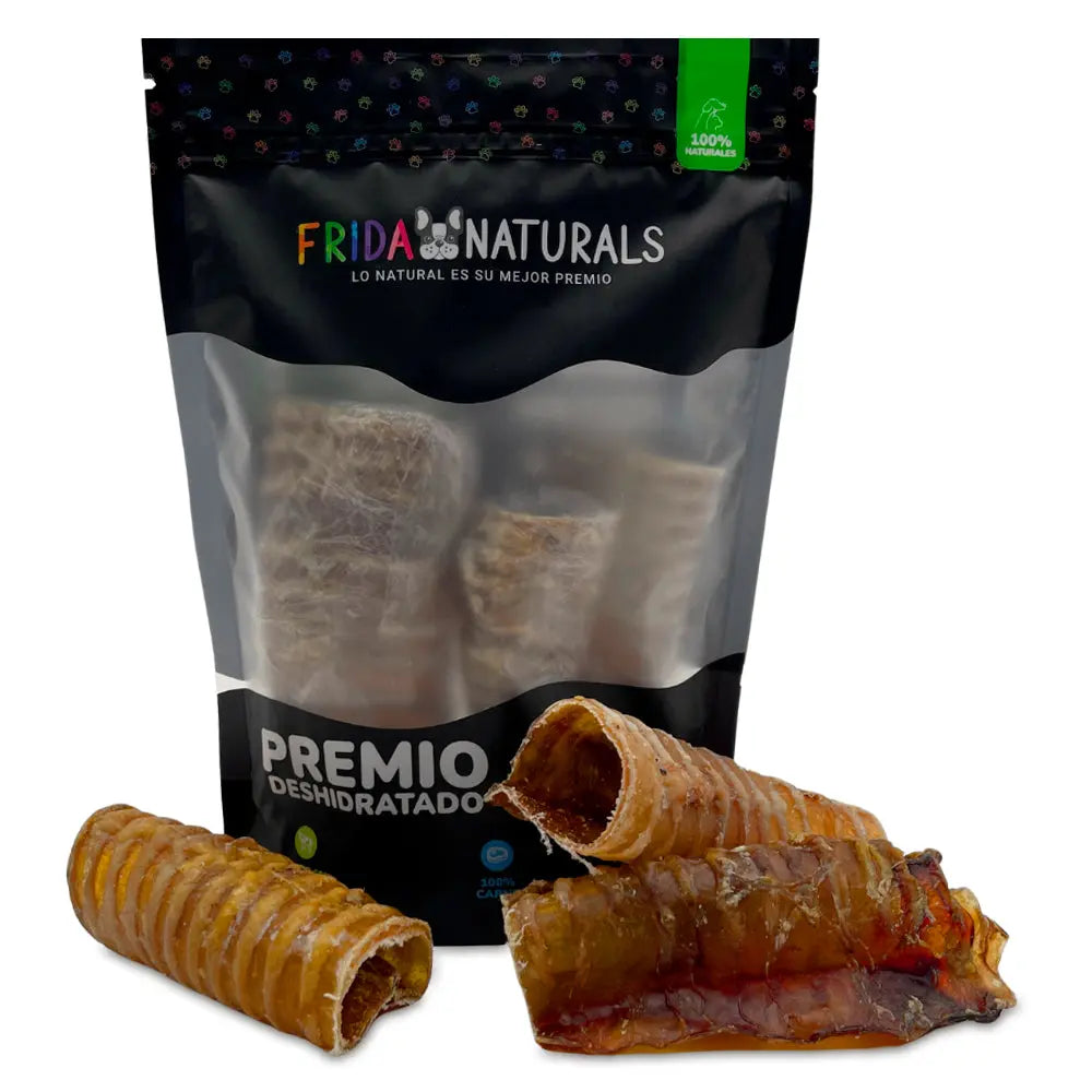 Traquea de Res Deshidratada Frida Naturals | Snack Natural para Perros Frida Naturals