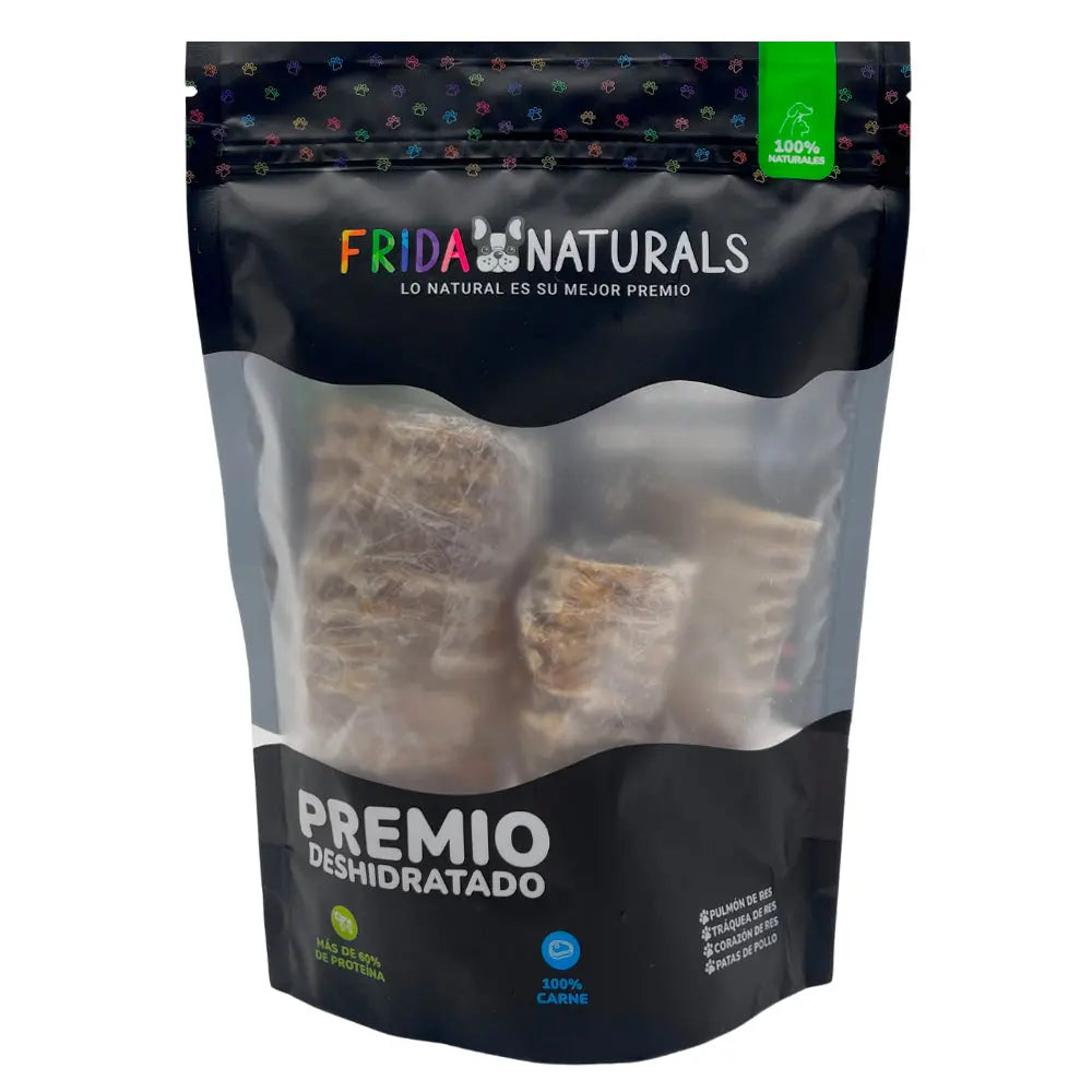 Traquea de Res Deshidratada Frida Naturals | Snack Natural para Perros Frida Naturals