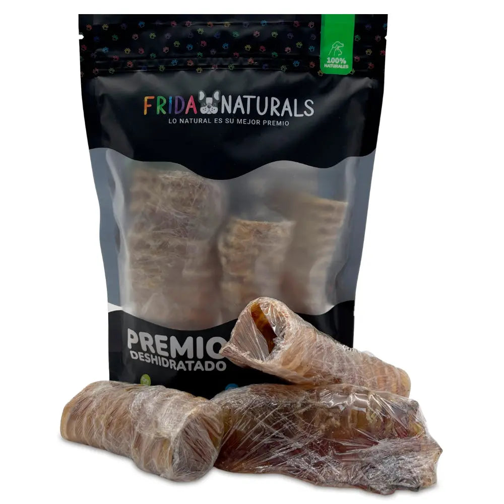 Traquea de Res Deshidratada Frida Naturals | Snack Natural para Perros Frida Naturals