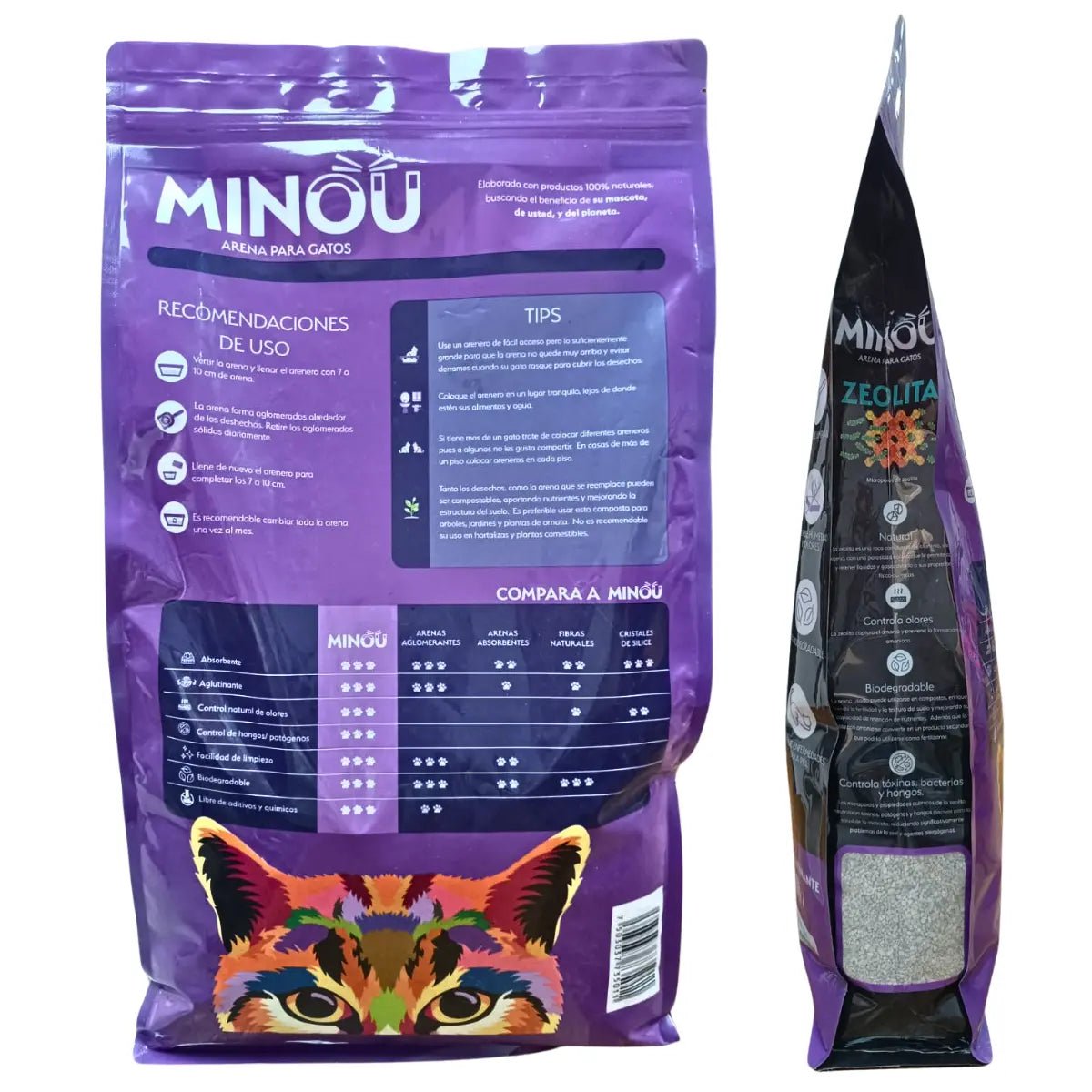 Arena Para Gatos Minou Super Aglutinante - FridaPets - Gato - Accesorios - Minou