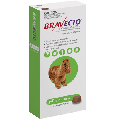 BRAVECTO ANTIPULGAS Y GARRAPATAS PARA PERROS - FridaPets - Perro - Salud y bienestar - Bravecto