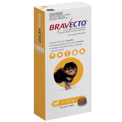 BRAVECTO ANTIPULGAS Y GARRAPATAS PARA PERROS - FridaPets - Perro - Salud y bienestar - Bravecto