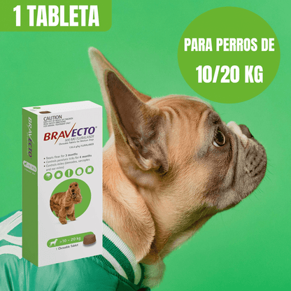 BRAVECTO ANTIPULGAS Y GARRAPATAS PARA PERROS - FridaPets - Perro - Salud y bienestar - Bravecto