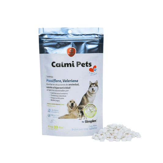 Calmi Pets Tabletas con Pasiflora y Valeriana para Perros - Nartex - FridaPets - Perro - Salud y bienestar - Nartex