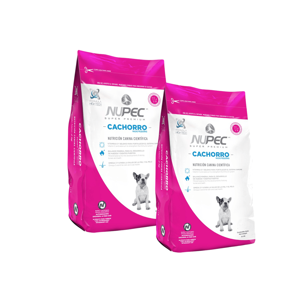 Croquetas Nupec Cachorro Razas Pequeñas 4kg - FridaPets - Perro - Alimento - Seco - Nupec