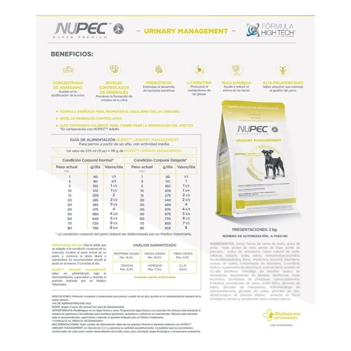 Croquetas Nupec Urinary Management 2kg + Regalo - FridaPets - Perro - Alimento - Seco - Nupec