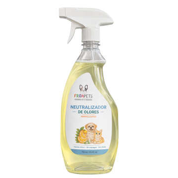Neutralizador de olores Frida Pets, botella con atomizador de 750 ml