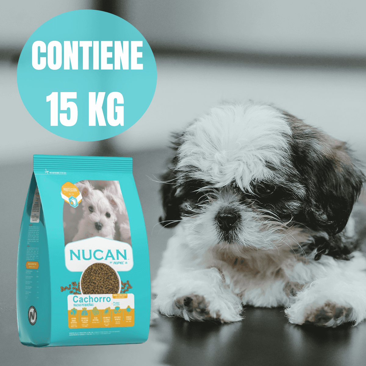 Nucan Perro Cachorro de Razas Pequeñas con Frida Wipes de Regalo - FridaPets - Perro - Alimento - Seco - Nucan