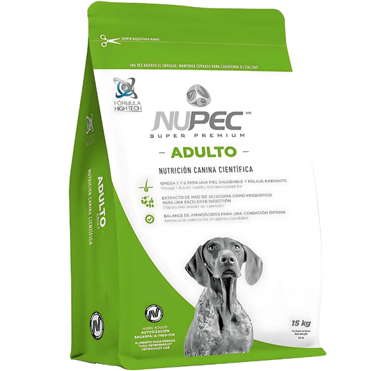 Costal de Nupec Adulto 15 kg, alimento seco para perro adulto