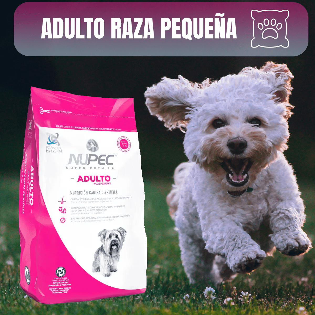 NUPEC ADULTO RAZAS PEQUEÑAS - FridaPets - Perro - Alimento - Seco - Nupec