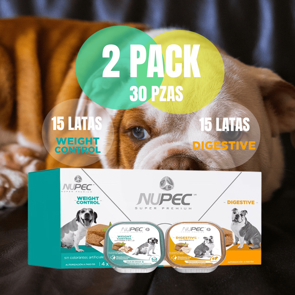 Nupec Alimento Húmedo digestivo + Control de Peso - FridaPets - Perro - Alimento - Húmedo - Nupec