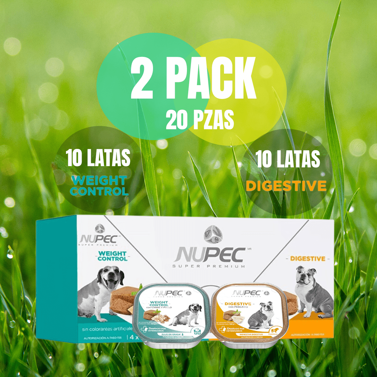 Nupec Alimento Húmedo digestivo + Control de Peso - FridaPets - Perro - Alimento - Húmedo - Nupec