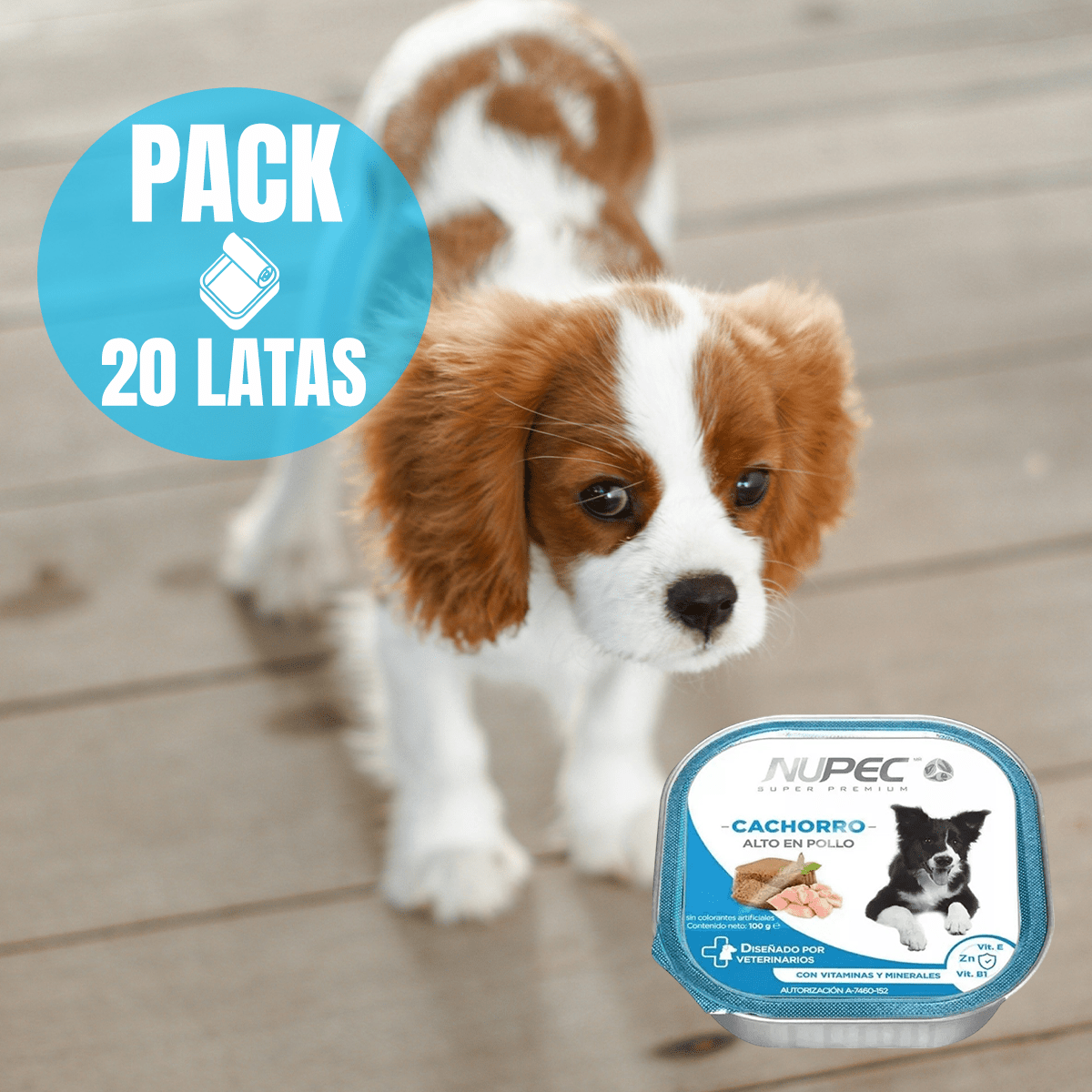 Nupec Cachorro Paquete 20 Latas Alimento Húmedo + Regalo - FridaPets - Perro - Alimento - Húmedo - Nupec