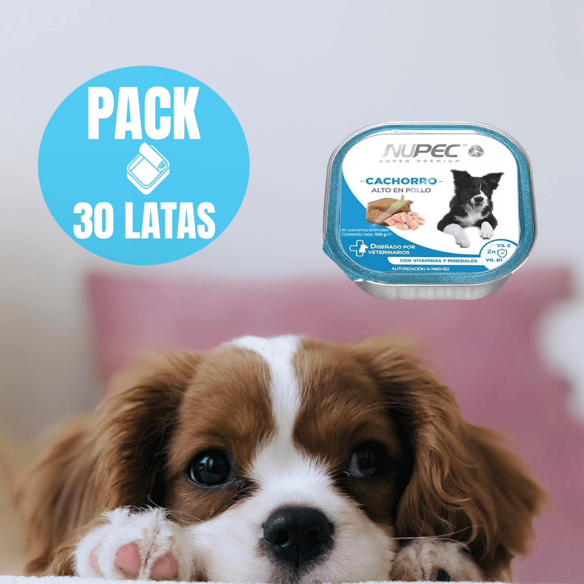 Nupec Cachorro Paquete 30 Latas Alimento Húmedo + Regalo - FridaPets - Perro - Alimento - Húmedo - Nupec
