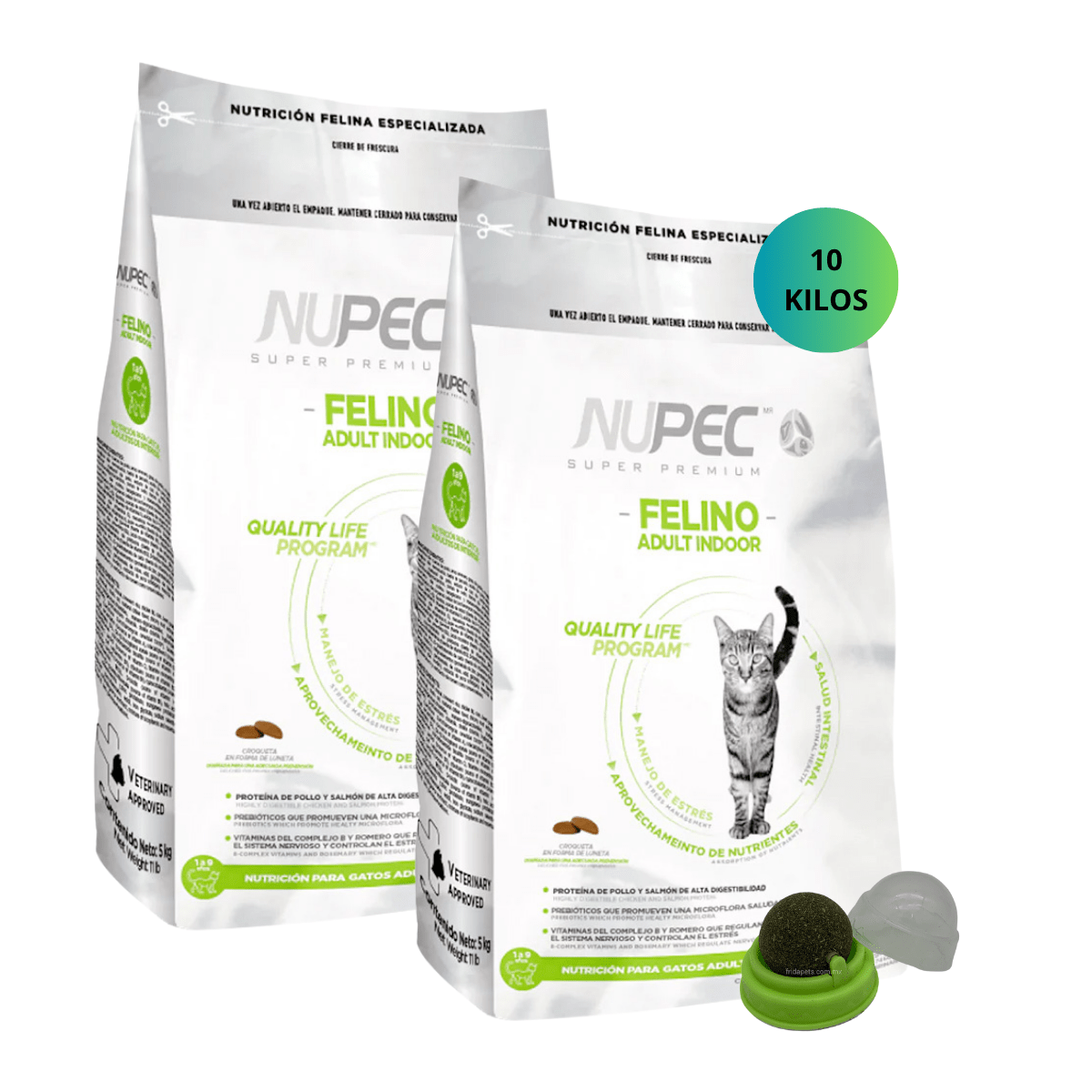 NUPEC FELINO INDOOR - FridaPets - Gato - Alimento - Seco - Nupec