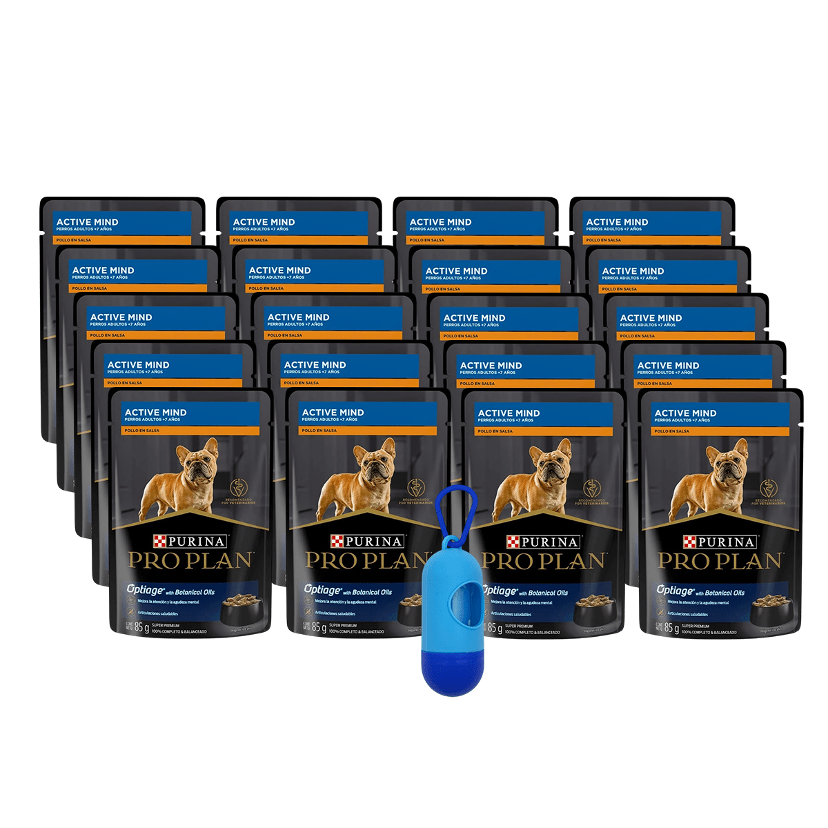 Pack Pro Plan 24 Pouches Adulto 7+ Active Mind 85gr - FridaPets - Perro - Alimento - Húmedo - ProPlan