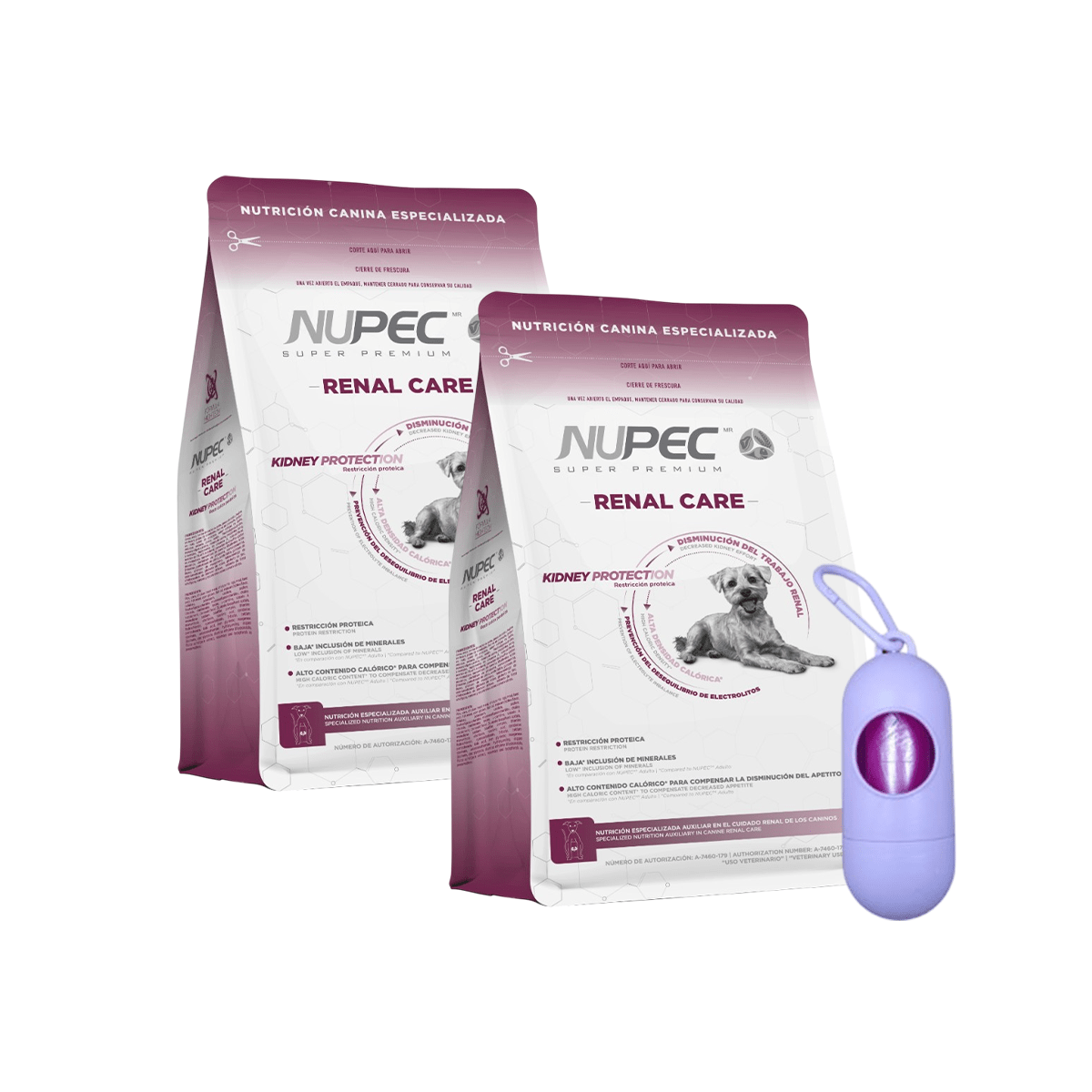 Paq 2 Nupec Renal Care 2kg Cuidado Renal + Regalo para Perro - FridaPets - Perro - Alimento - Seco - Nupec