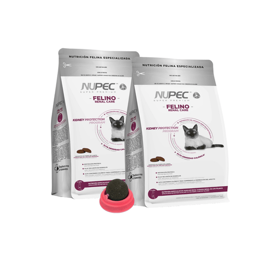 Paquete 2 Nupec Felino Renal Care 1.5 Kg + Regalo Para Gato - FridaPets - Gato - Alimento - Seco - Nupec