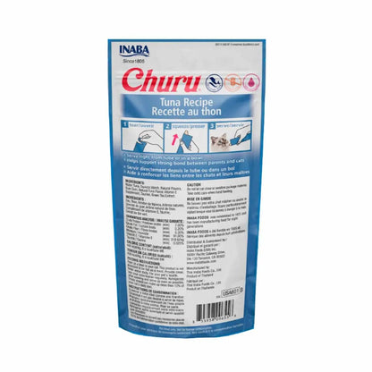 PAQUETE 20 PZ DE PREMIOS CHURUS PARA GATO ATÚN + REGALO - FridaPets - Gato - Alimento - Húmedo - INABA