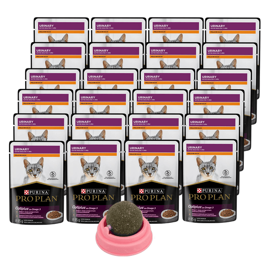 Paquete 24 Sobres De 85G Proplan Gato Urinary + Regalo juguete para gato - FridaPets - Gato - Alimento - Húmedo - ProPlan