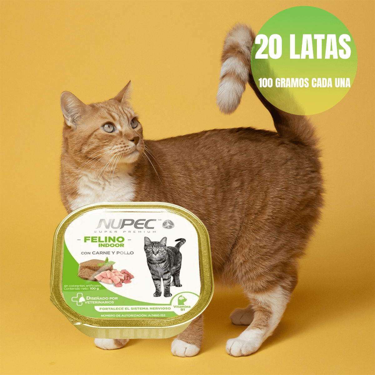 Paquete de 20 o 30 Latas Húmedas Nupec Indoor Gato + Regalo - FridaPets - Gato - Alimento - Húmedo - Nupec