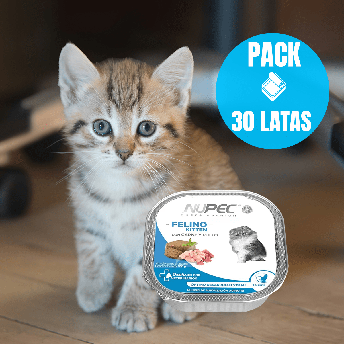 Paquete Nupec Alimento Húmedo Kitten + Regalo Juguete Para Gato - FridaPets - Gato - Alimento - Húmedo - Nupec