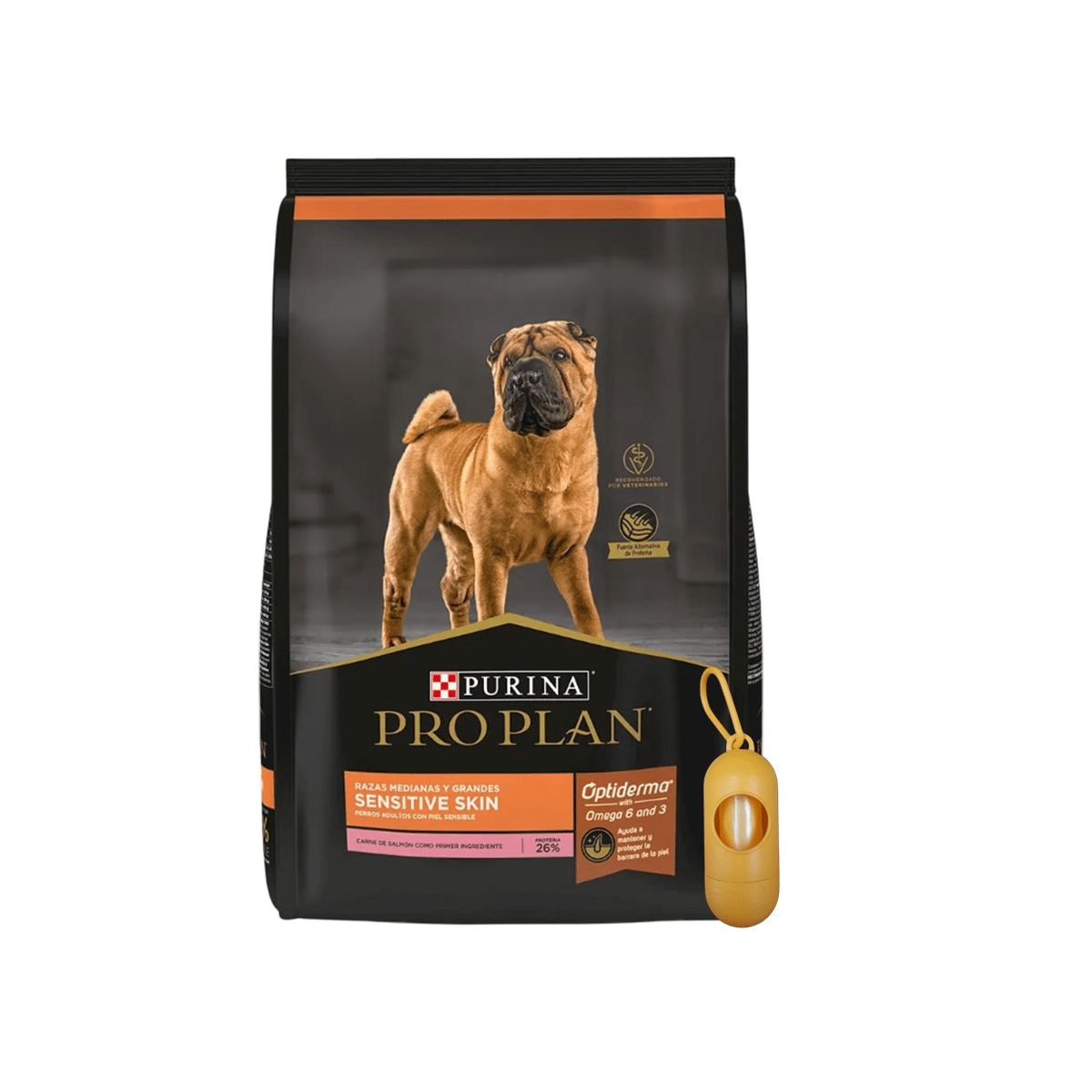 Proplan adulto piel sensible 3kg Med/gde + regalo - FridaPets - Perro - Alimento - Seco - ProPlan