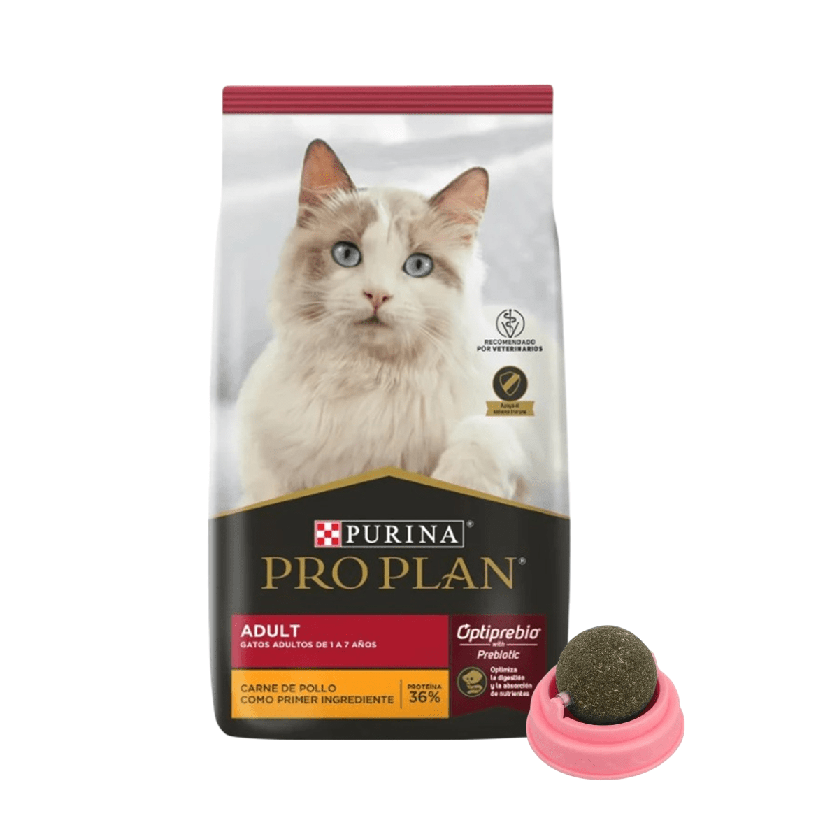 PROPLAN CROQUETAS GATO ADULTO 3KG (De 1 A 7 Años) + REGALO - FridaPets - Gato - Alimento - Seco - ProPlan